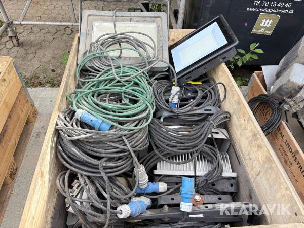 Arbejdslamper LED assorteret Spaceligth/flashligth