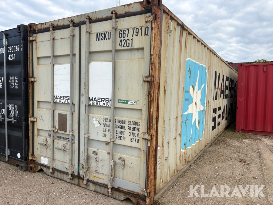 Skibscontainer - 40 fod