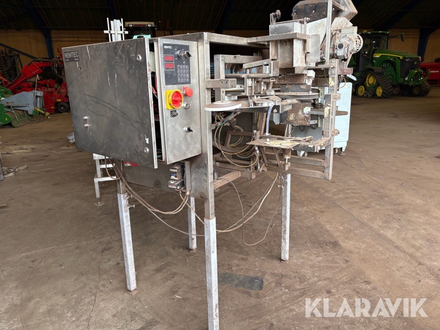 Pose pakkemaskine til bøjleposer NewTec VB40 i rustfri stål