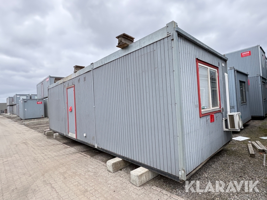 Mandskabsmodul med bad og toilet