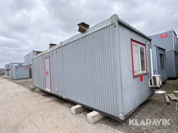 Mandskabsmodul med bad og toilet