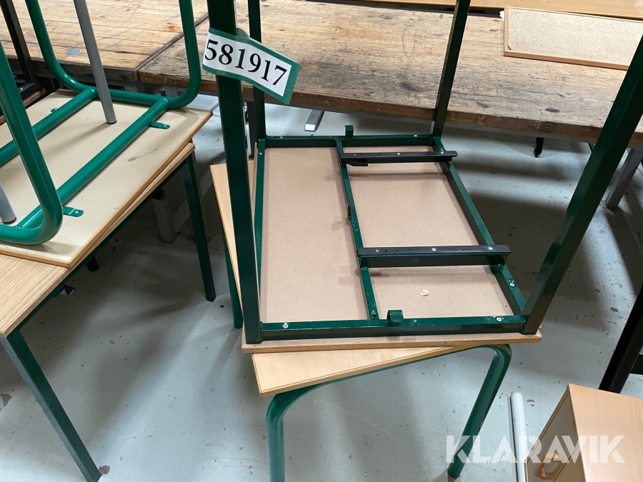 Skoleborde 22stk. enkeltborde.