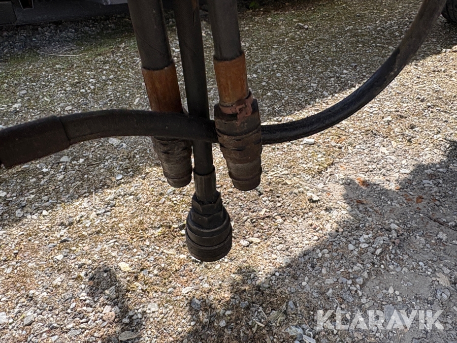 Entreprenørvogn Baastrup 12 Tons med 3 vejs tip.