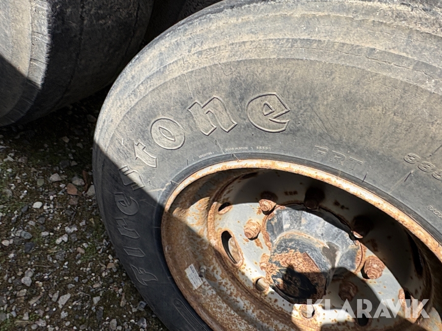 Entreprenørvogn Baastrup 12 Tons med 3 vejs tip.