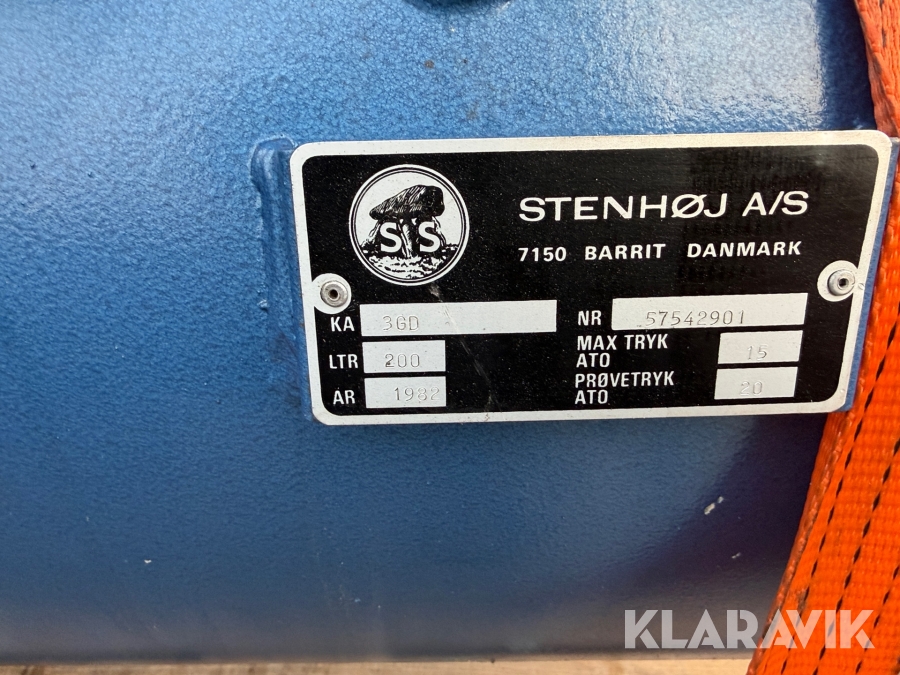 Kompressor Stenhøj 3GD dobbelt