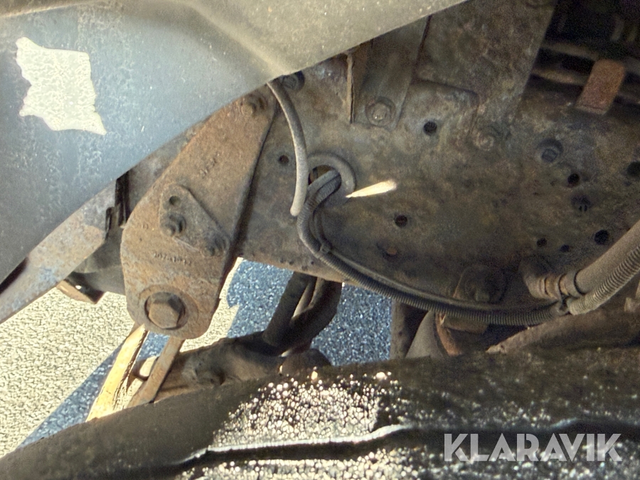 Renault lastbil – med skiftelad, lift og container Renault Midlum