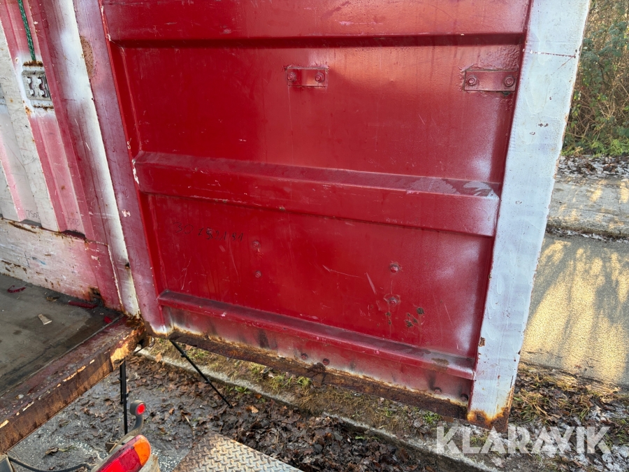 Renault lastbil – med skiftelad, lift og container Renault Midlum