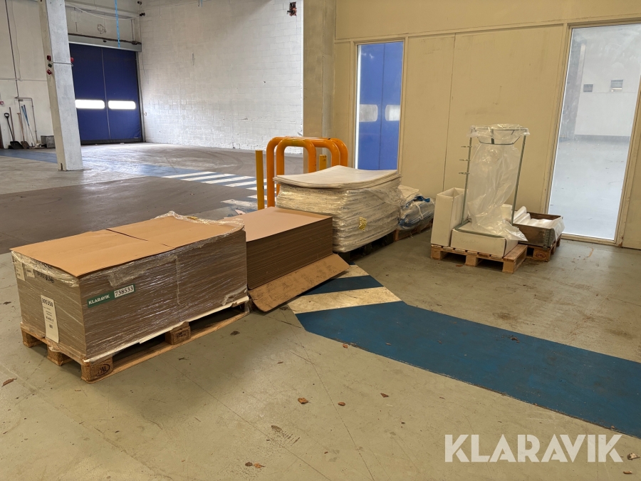 Pakke udstyr 6 paller