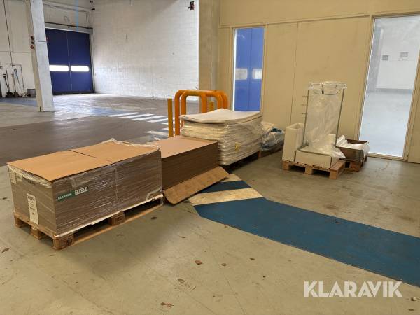 Pakke udstyr 6 paller