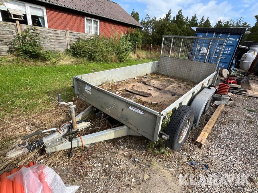 Maskin trailer Ifor Williams uden indhold