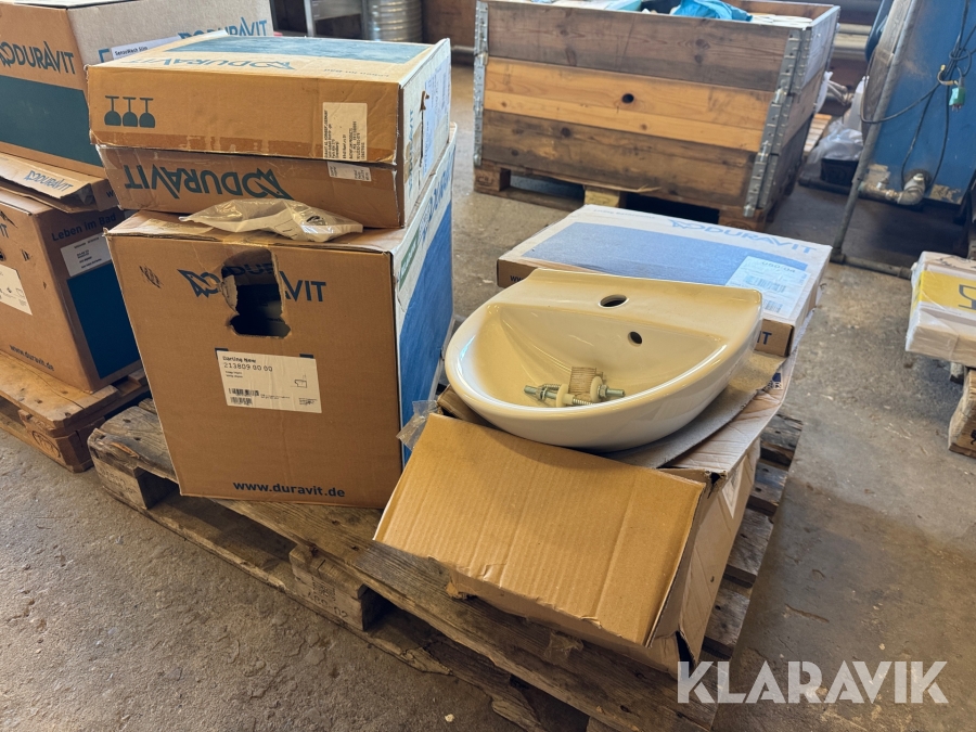 Inventar til toilet Duravit 5 styks LOT