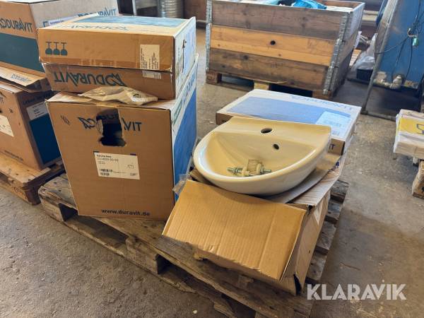 Inventar til toilet Duravit 5 styks LOT