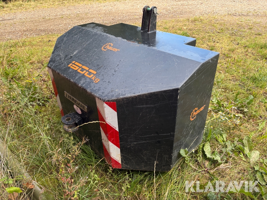 Frontvægt Hauer 1500Kg