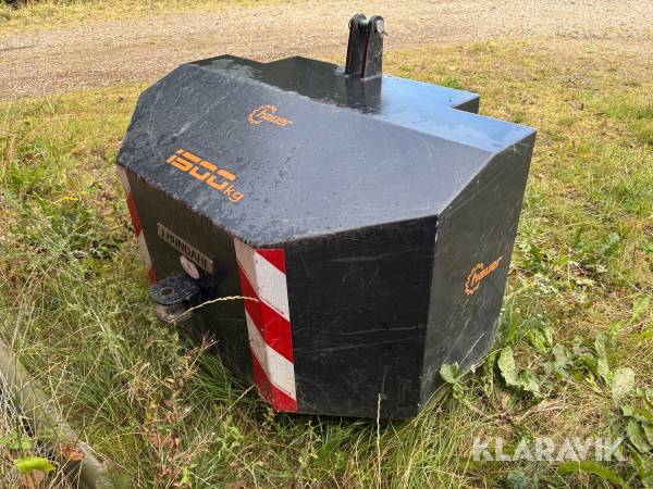 Frontvægt Hauer 1500Kg