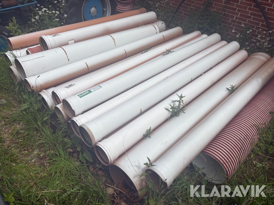 PVC Rør Ø160 til Ø315 - 25+ styk