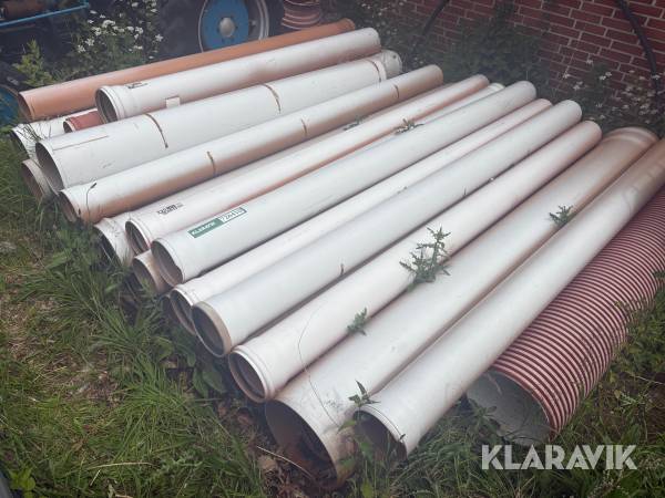 PVC Rør Ø160 til Ø315 - 25+ styk