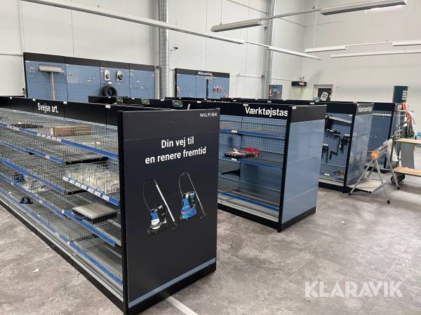 Værksteds/butik inventar