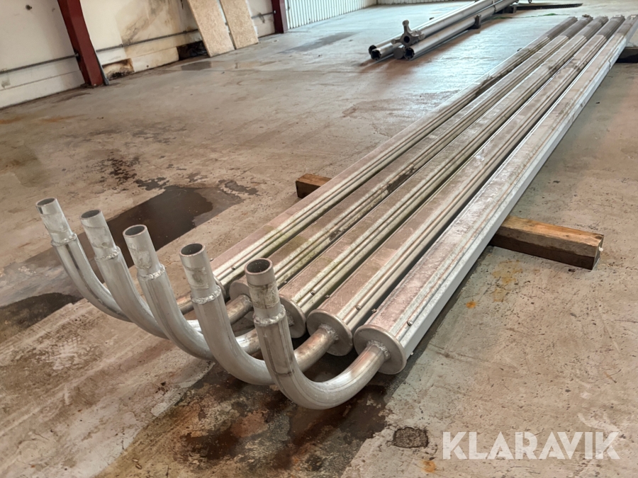 Lygtepæle MoraMast 5600mm kl.LE med buet arm 5 styk