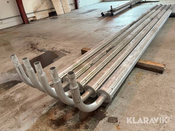 Lygtepæle MoraMast 5600mm kl.LE med buet arm 5 styk