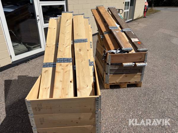 Assorterede pallerammer