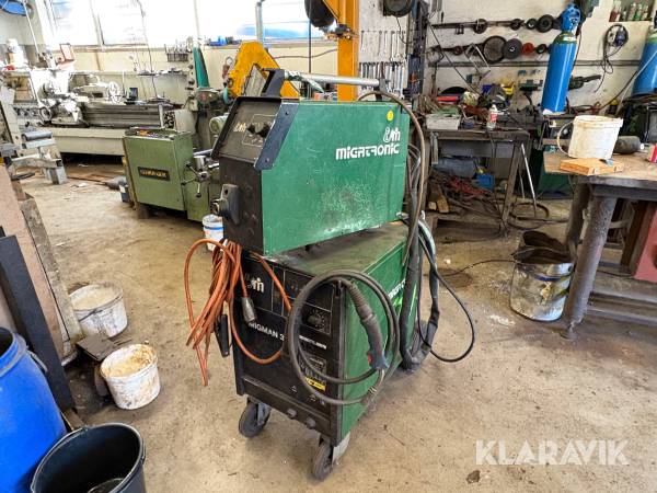 Svejsemaskine Migatronic Migman 385 & mwf11