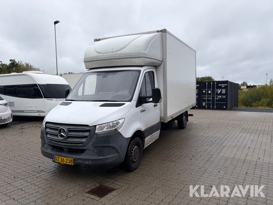 Kassevogn Mercedes-Benz Sprinter 316 CDI med lift