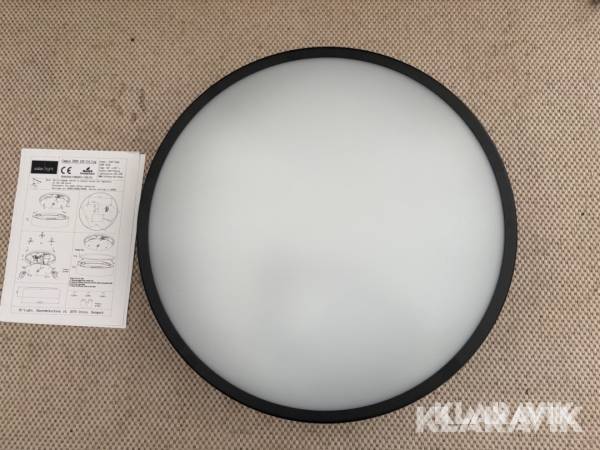 Led lamper Solar Campus D400 Loft 27W Sensor/Driver Tri-cct Black 15 styk