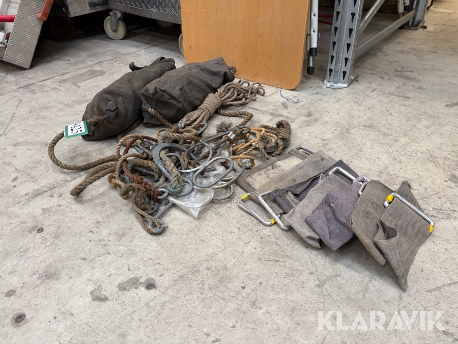 Slangekroge og slangebind samlet lot