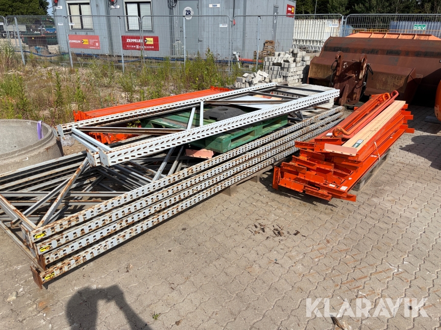 Pallereoler - 6 meter hylder