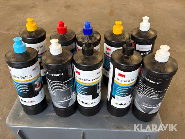 Polermiddel 3M Blandet 10 flasker