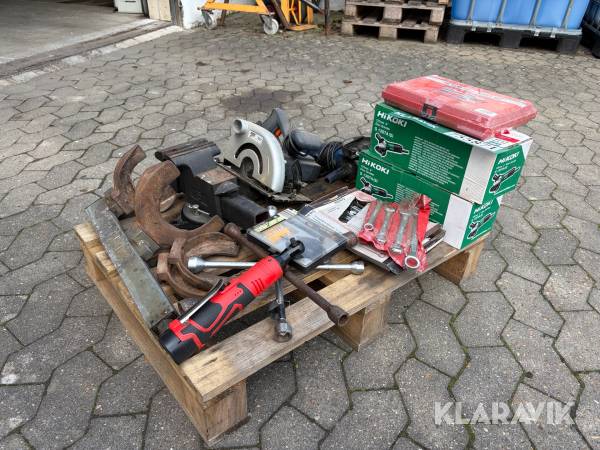 Værktøj blandet lot
