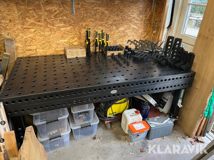 Svejsebord Siegmund med tilbehørs pakke