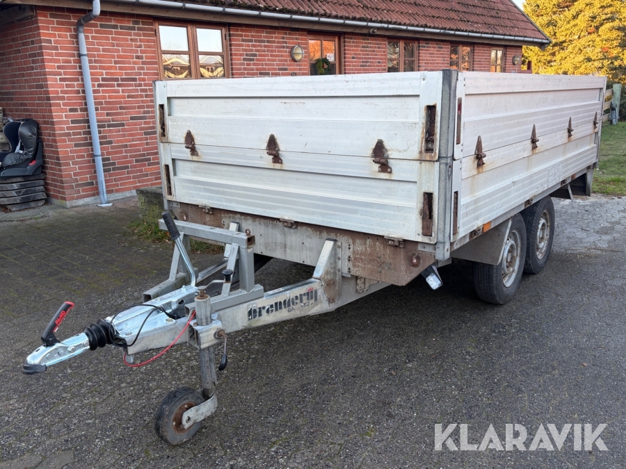Trailer Brenderup med dobbelt sider