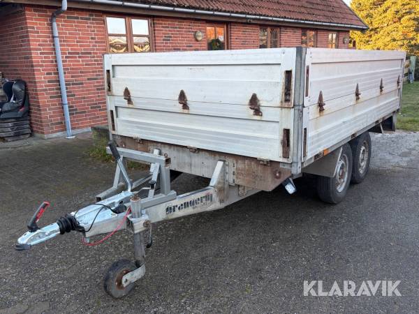 Trailer Brenderup med dobbelt sider