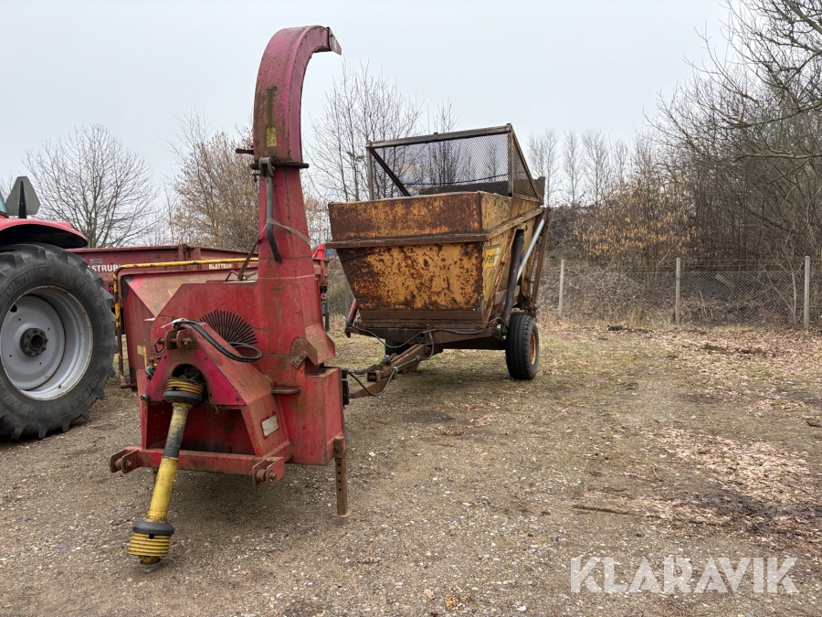 Flishugger Lindana 270 med højtip vogn til