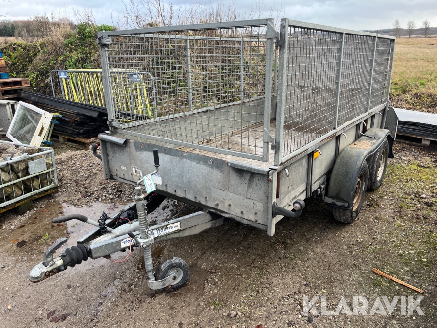 Boogietrailer Ifor Williams 2575kg - med bremser