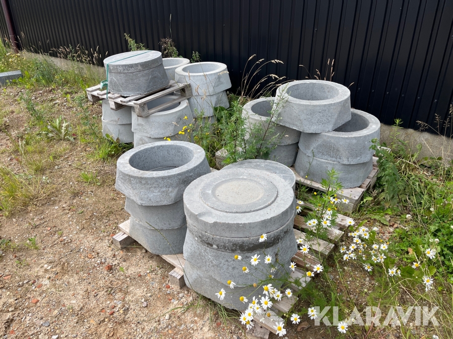 Brønddæksler og beton kegler