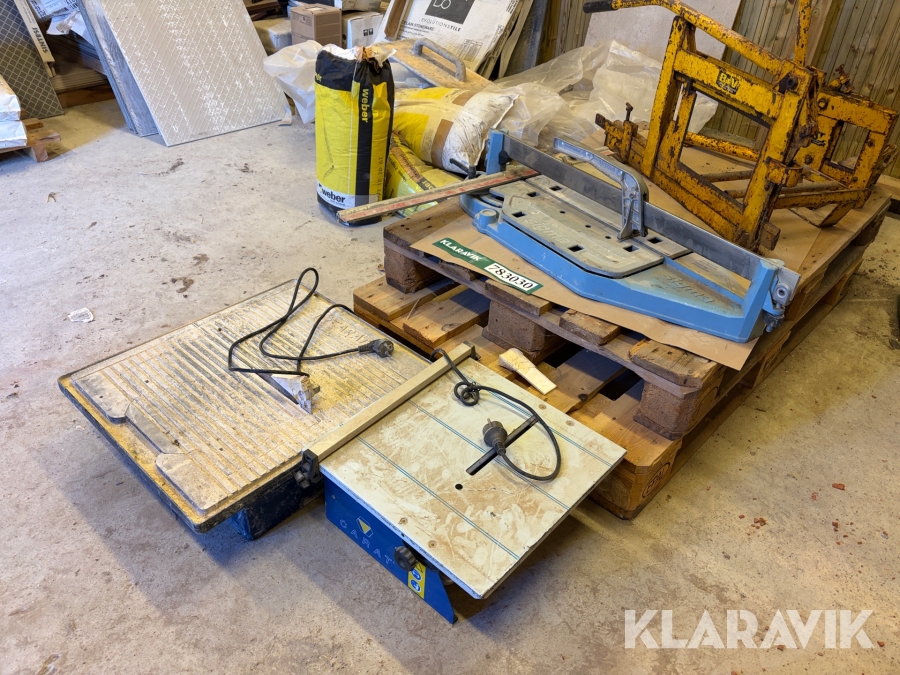 Fliseskærere Sigma Carat B&V Sigma 3B4 med legablokklipper – diverse modeller