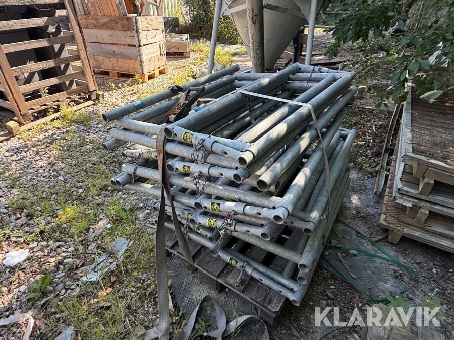 Stilladsrammer galvaniserede, 10 Styk