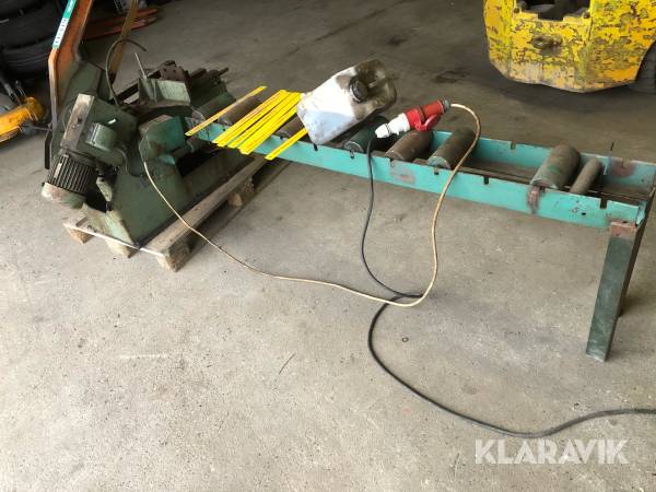 Industri sav med rullebord