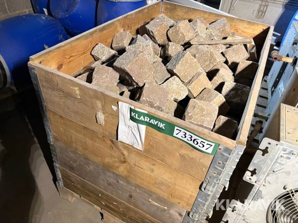 Chaussesten - blandet lot
