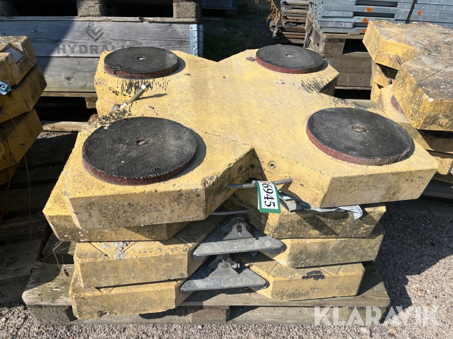 Faldsikrings udstyr FastProtect Ankerpunkt 4 stk