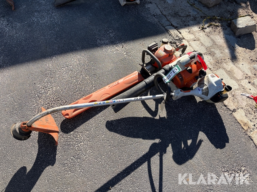 Løvblæser, hækkeklipper og græstrimmer STIHL,Husqvarna