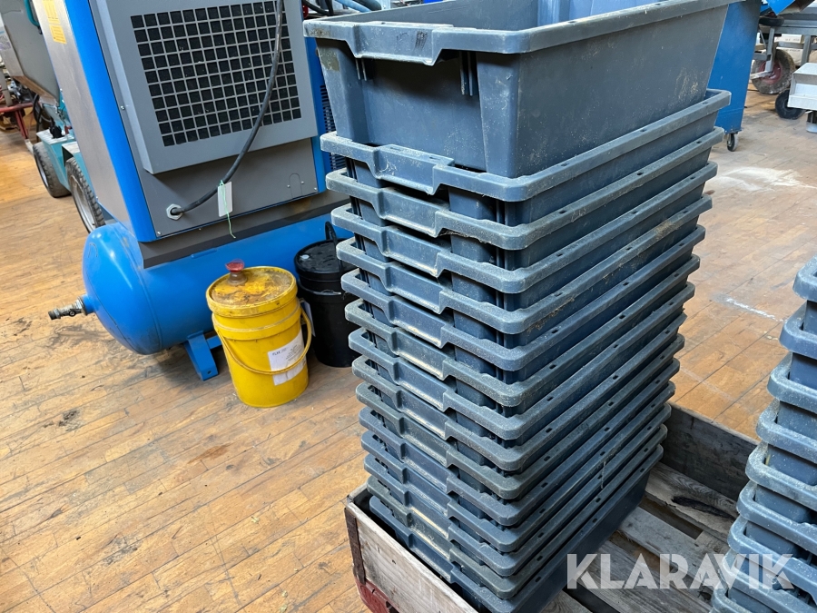 Stabelbare plastik kasser