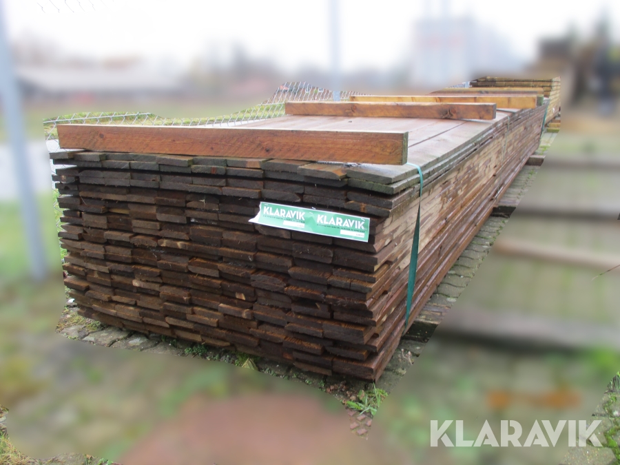 Ru fyr trykimprægneret 19 x 100 240 stk