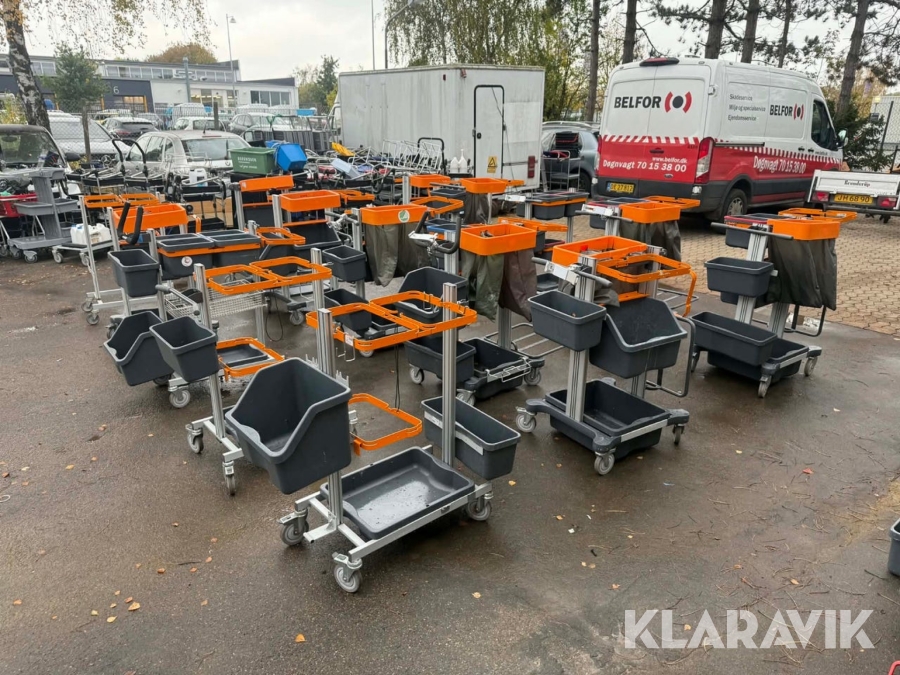 Rengøringsvogne Taski - 23 styk