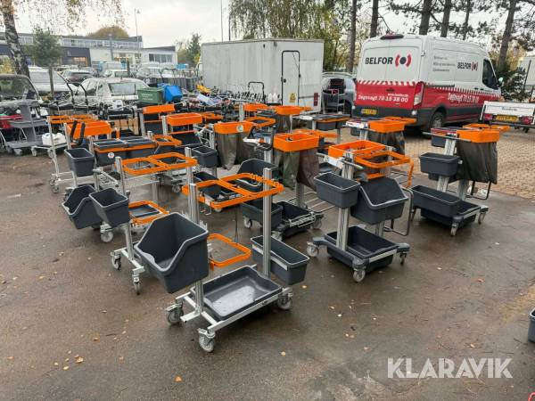 Rengøringsvogne Taski - 23 styk