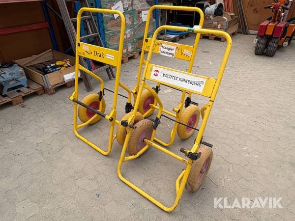 Kabeltromle vogn - 3 styk