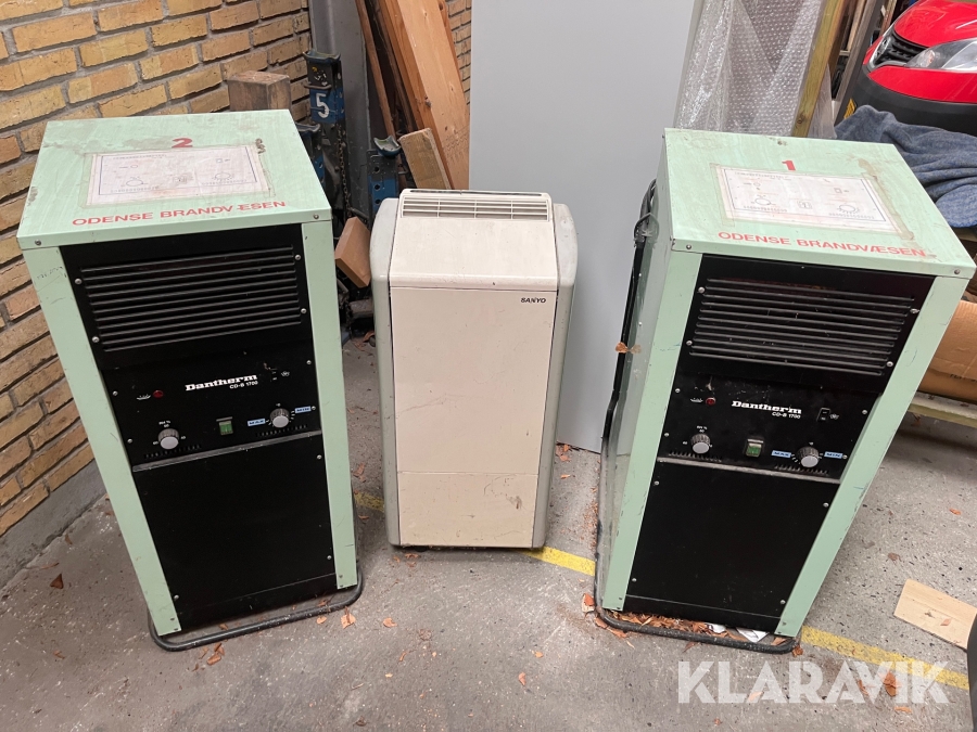 Affugtere Dantherm/Sanyo CD-B1700/SA-P61G5 3 styk