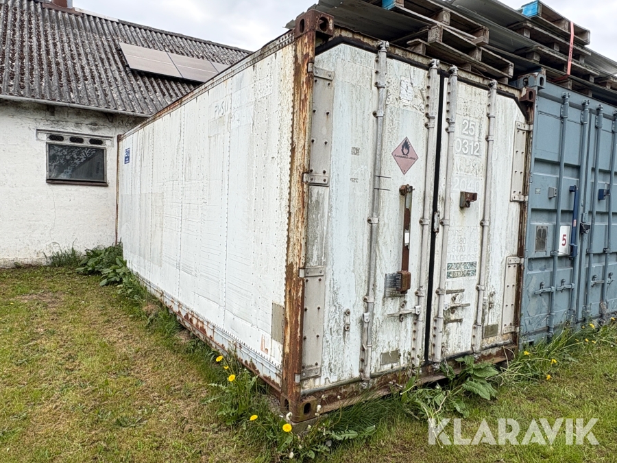 Container isoleret 20 fod 24 tons